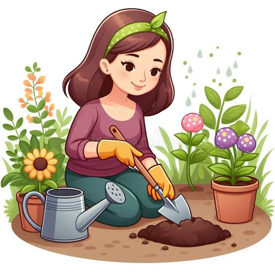 In the garden cover