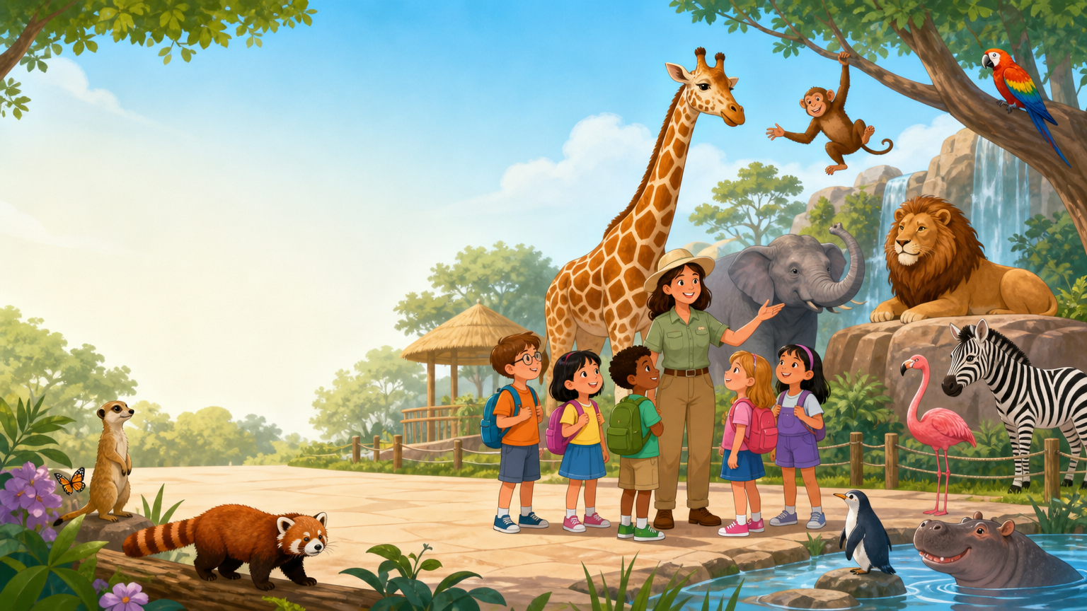 at the zoo cover